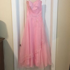 Pink prom dress